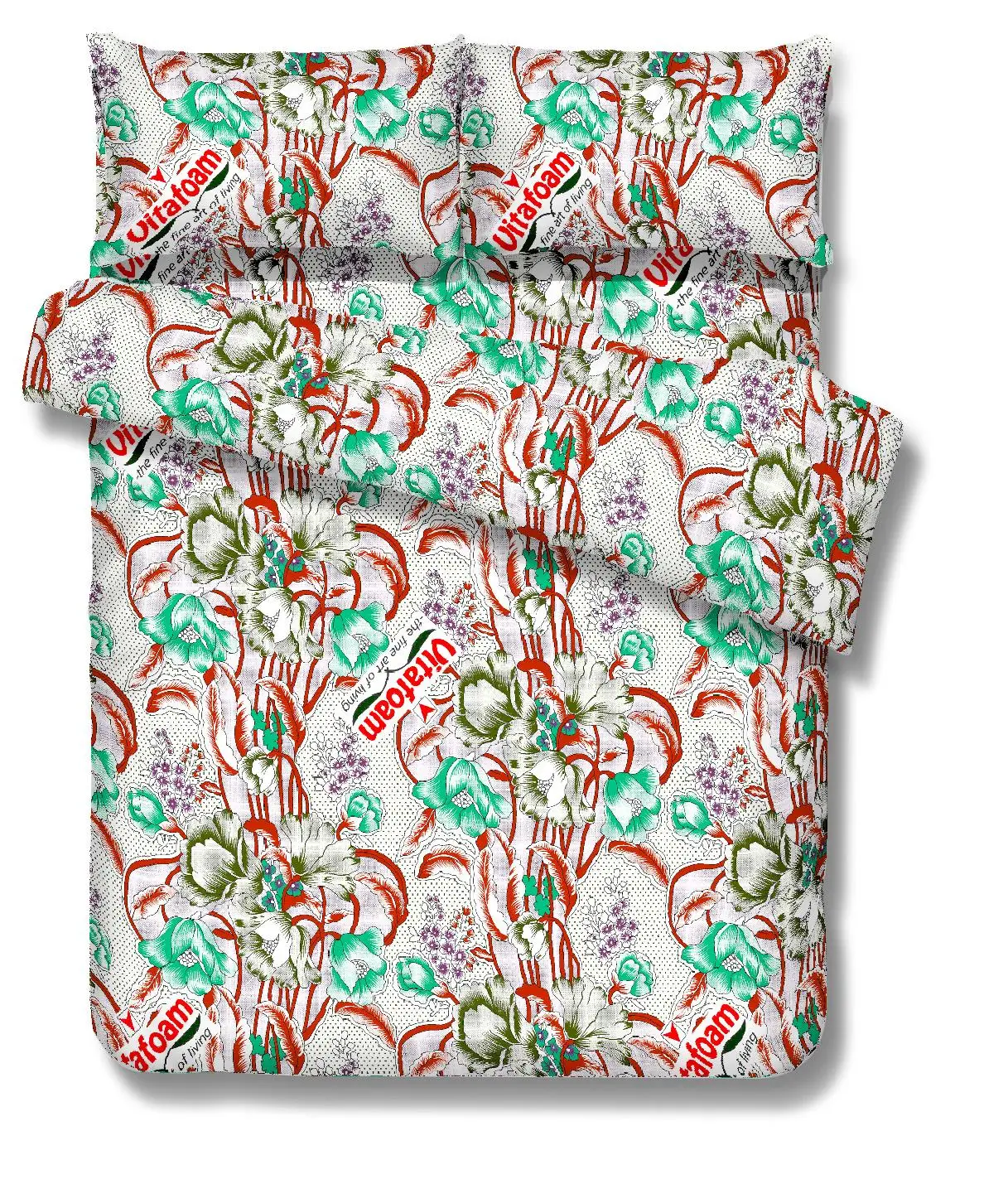 Colorful Disperse Printing Bedsheet graphene  Fabric For Making Bed Sheets