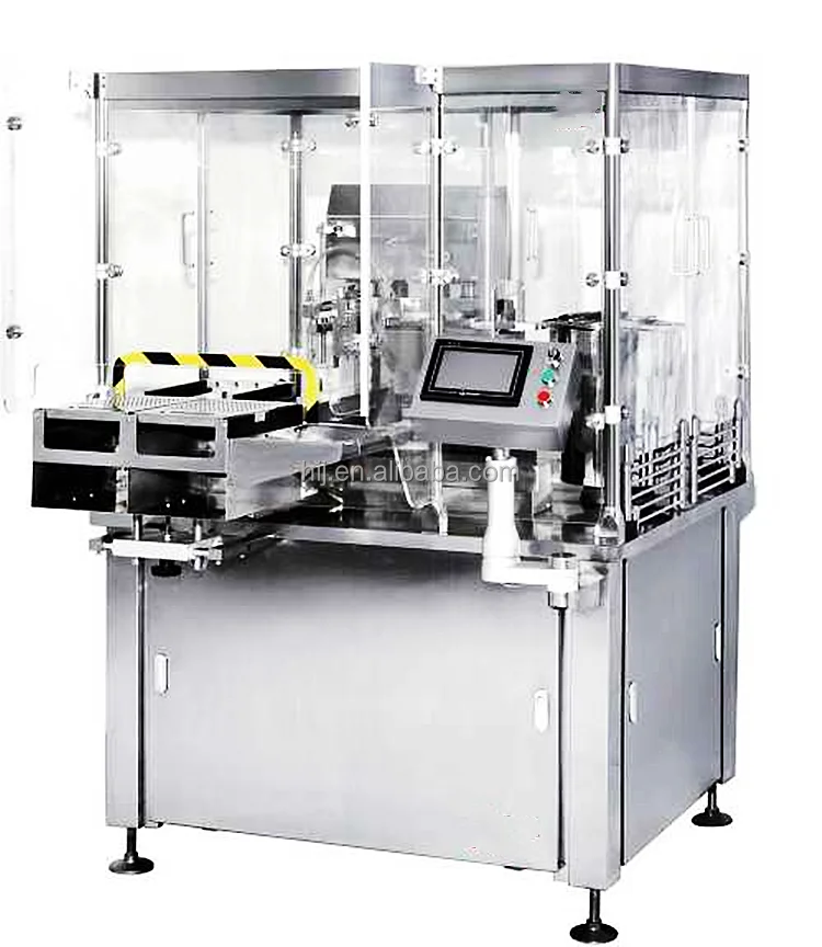 factory high speed machine  vial filling stoppering lid sealing machine