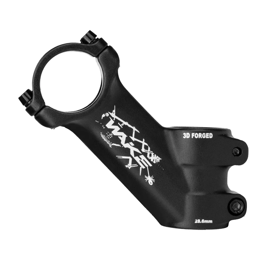 WAKE Bike Stem 31.8mm 45 Degree Bicycle Handlebar Stem Riser MTB Stem Suitable for Mountain Bike Road Bike BMX MTB (31.8 x 90mm)