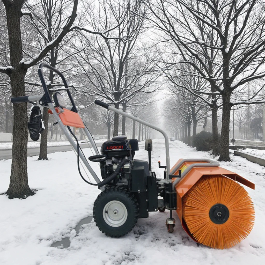 3-in-1 Loncin 6.5HP Gasoline Engine Hand Push Home Use Engine Powered Snow Blower Snow Sweeper