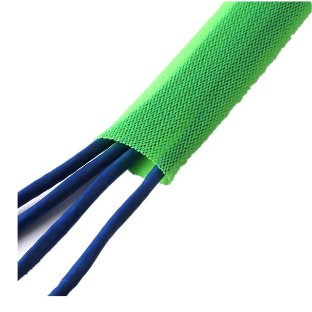 Полиэстеровая плетеная втулка от 3 мм до 64 защитная наконечник для электрического кабеля ПЭТ расширяемая изогнутая