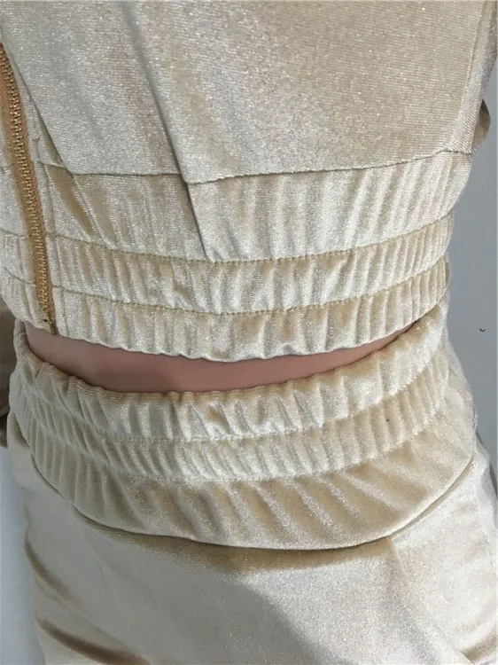 Wholesale Autumn/Winter Black Velvet Sports Crop Top Jacket For Women Leisure Jogging Velvet Trousers Tracksuits Two-piece Set