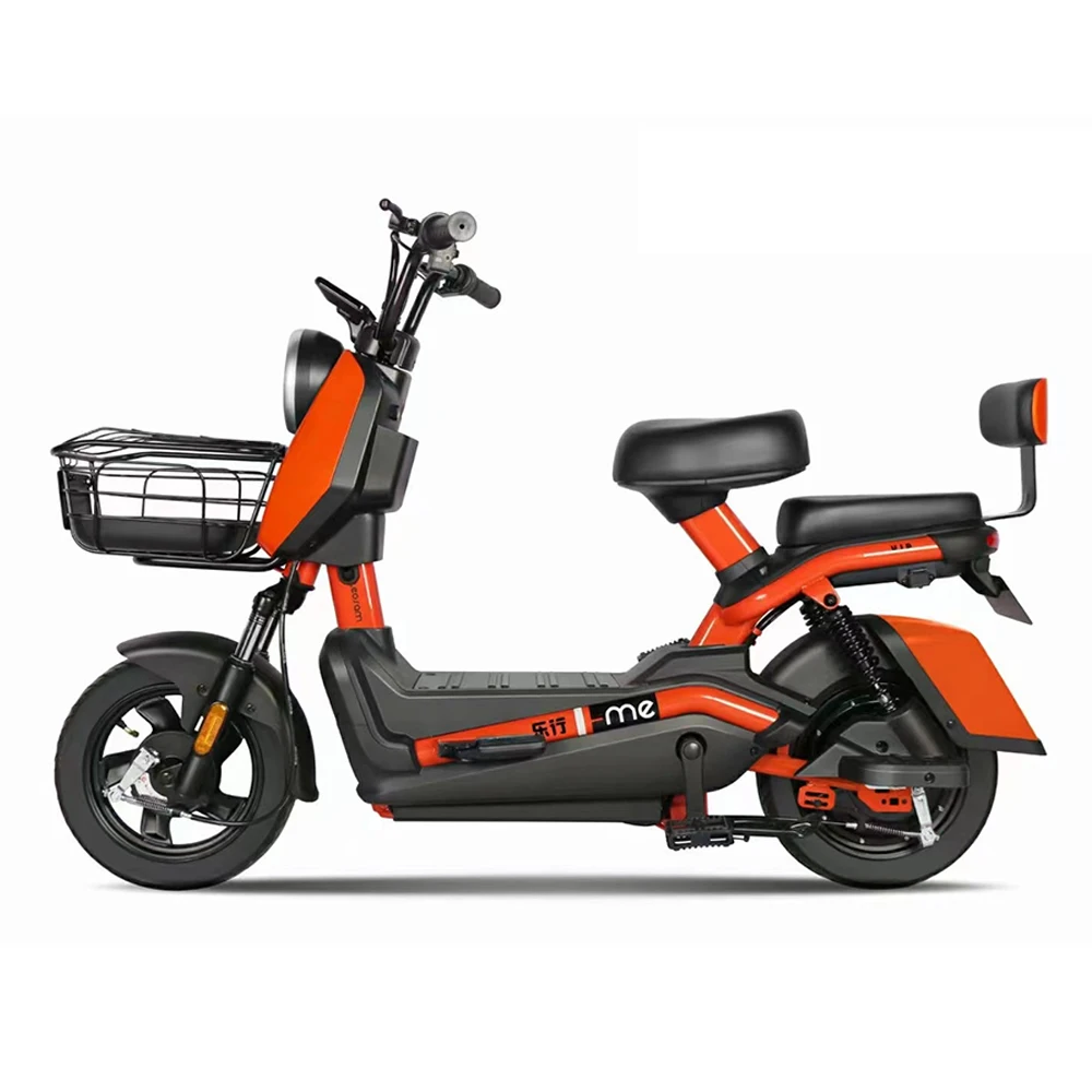 2024 Hot Sale 350W 14 Inch China Electric City Bicycle 48V 3 Speed Lead Acid Battery Rear Hub Motor Smart Sensor Sensor Type