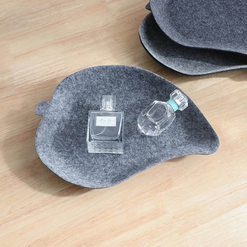 Creative Home Dinner Plate Fruit Plate Felt Living Room Table Candy Dried Fruit Tray for Snack storage tray
