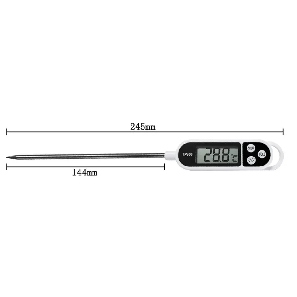 TP300 LCD Display Digital Kitchen Thermometer Home Electronic Thermometer Kitchen Food Cooking Tools For Probe BBQ Measure
