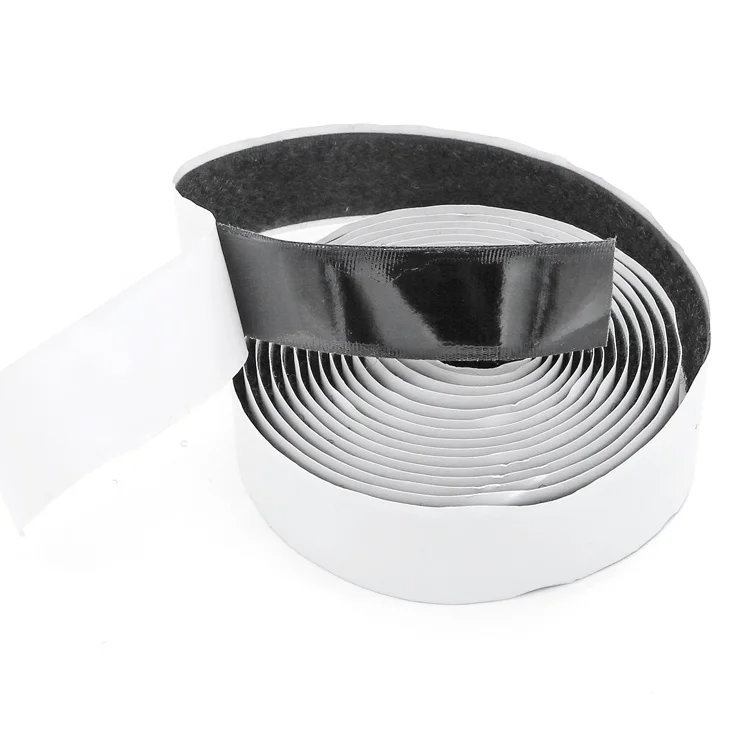 Heavy Duty Adhesion Strip Tape Self-Adhesive Sticky Back Interlocking Nylon Fabric Fastener Cable Tie Hook Loop Tape Reusable
