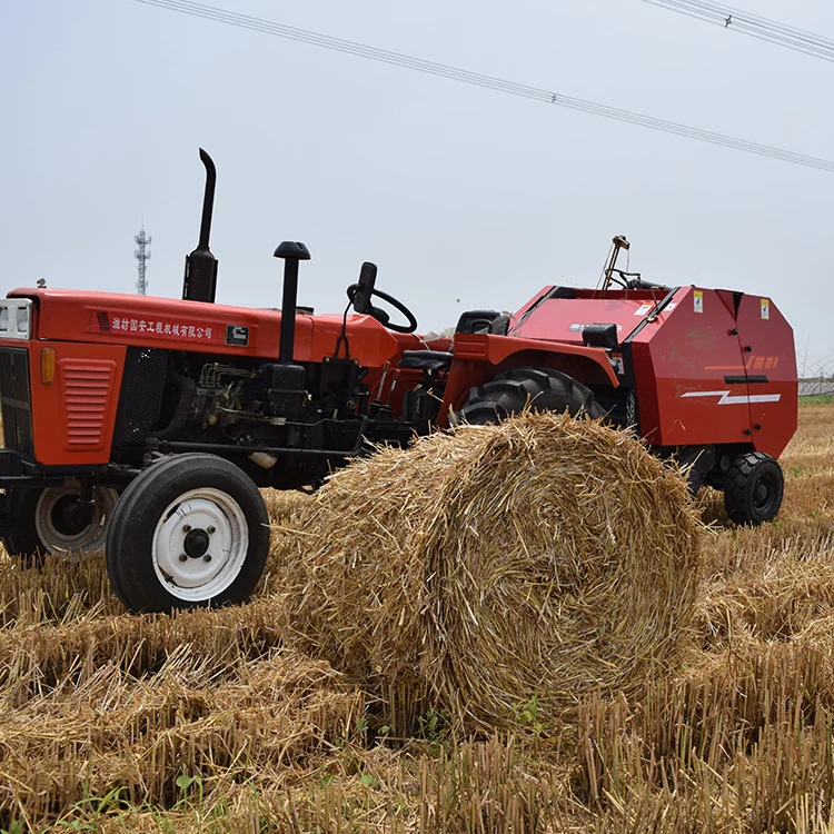 
high efficient hay grass straw pasture baling machine baler prices 