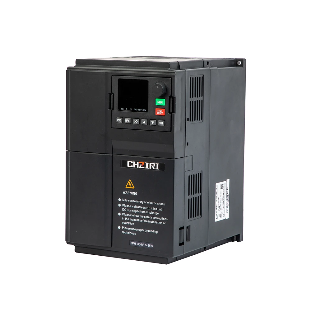 CHZIRI Water pump drive 5HP 4kw frequency converter 0~600Hz VFD press control inverter