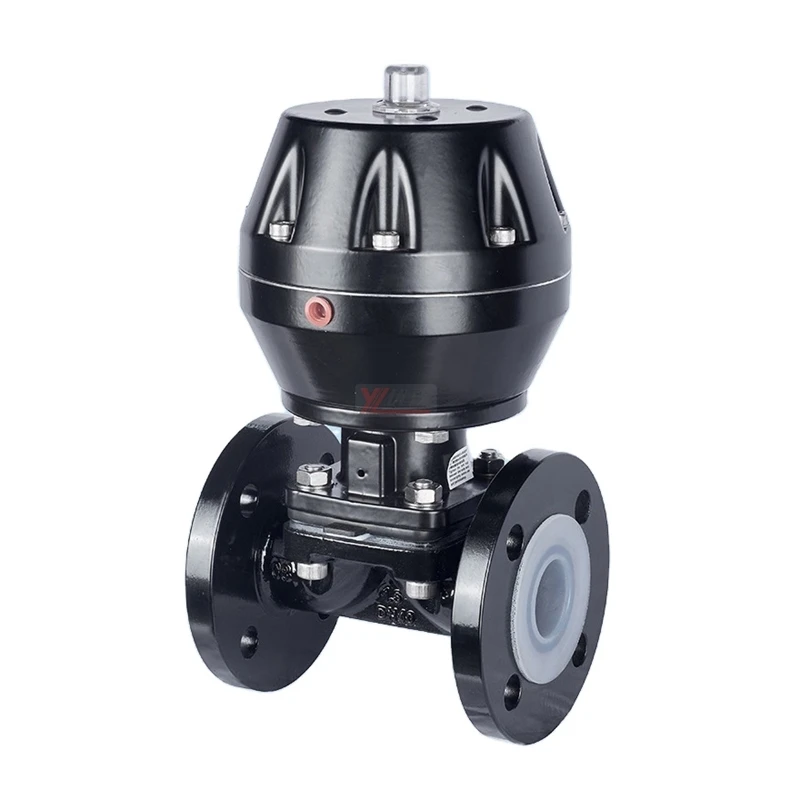EG6B41F46 ANSI 150LB нержавеющая сталь 304 316 1 6 МПа WCB Фтор облицованный F4 F46 PFA пневматический фланцевый мембранный клапан