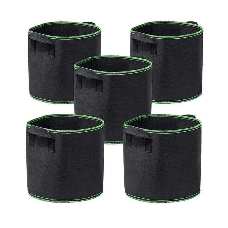 Cloth Bags Biodegradable 50 Gallon Bag Non Woven Plant Nursery Nonwoven Fabric Pot Jute Grow