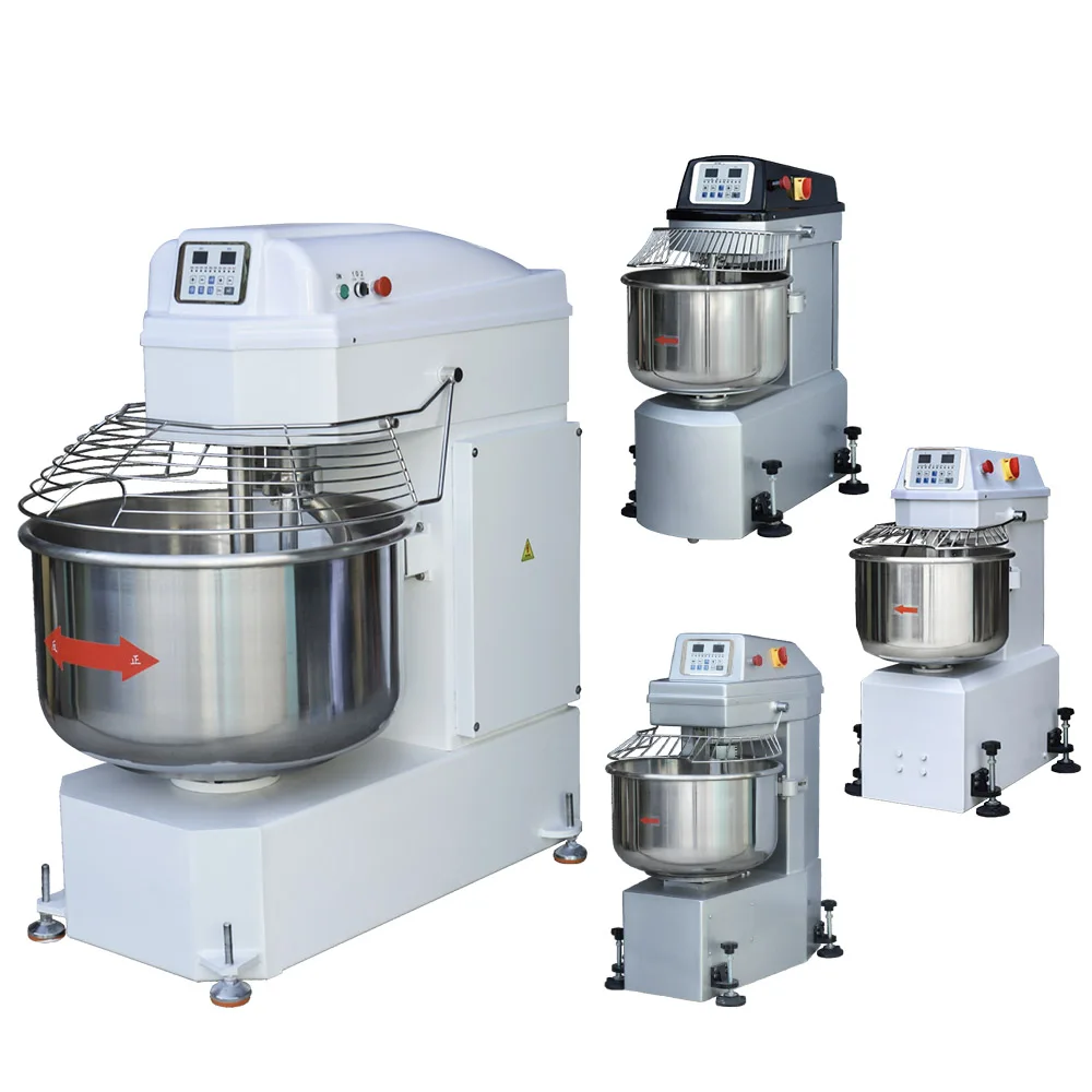 Customize Ready Stock Type Double Cone Mixer Flour Commercial Spiral Dough Mixer
