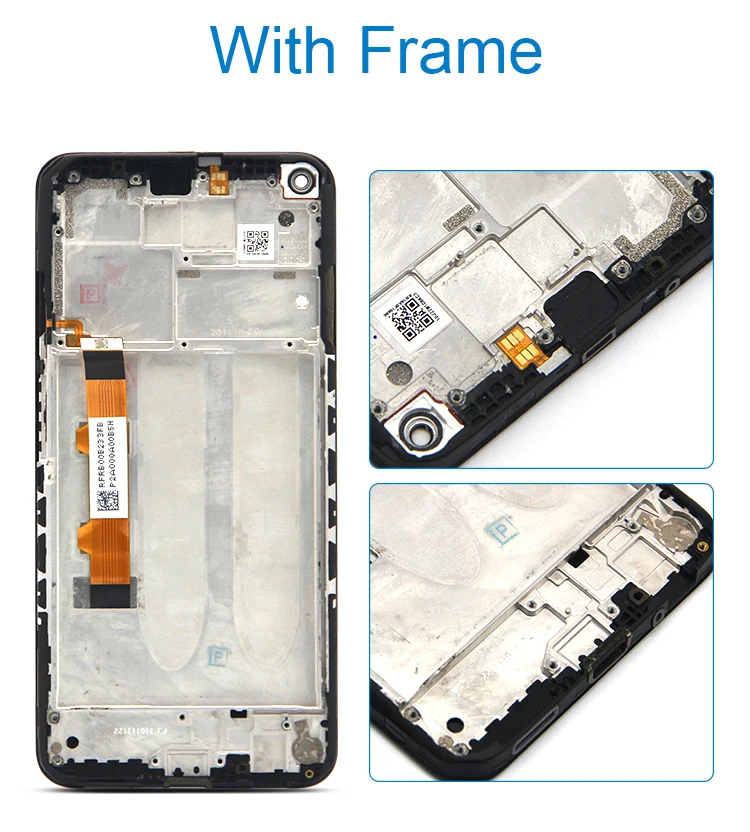 Phone transparent oled note 3 5 7 8 9 lcd screens touch panel  4 6 display with frame for Redmi