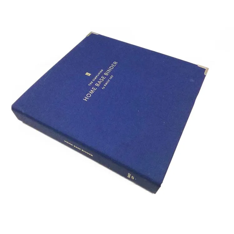 Custom 1 3 ring binder black 2 1/2 inch binder with card pocket