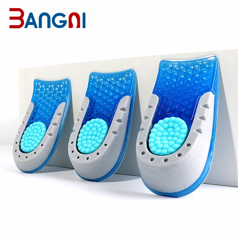 Wholesale Taller Growth Shoe Pad Boosting Inner Sole Heigh Increasing Shoe Inserts Height Increase Insoles