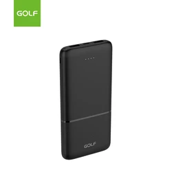 GOLF Wholesale Phone Charging Accessories High Capacity Lithium Cellphone Charging Case Mini Size Factory Power Bank 10000mah
