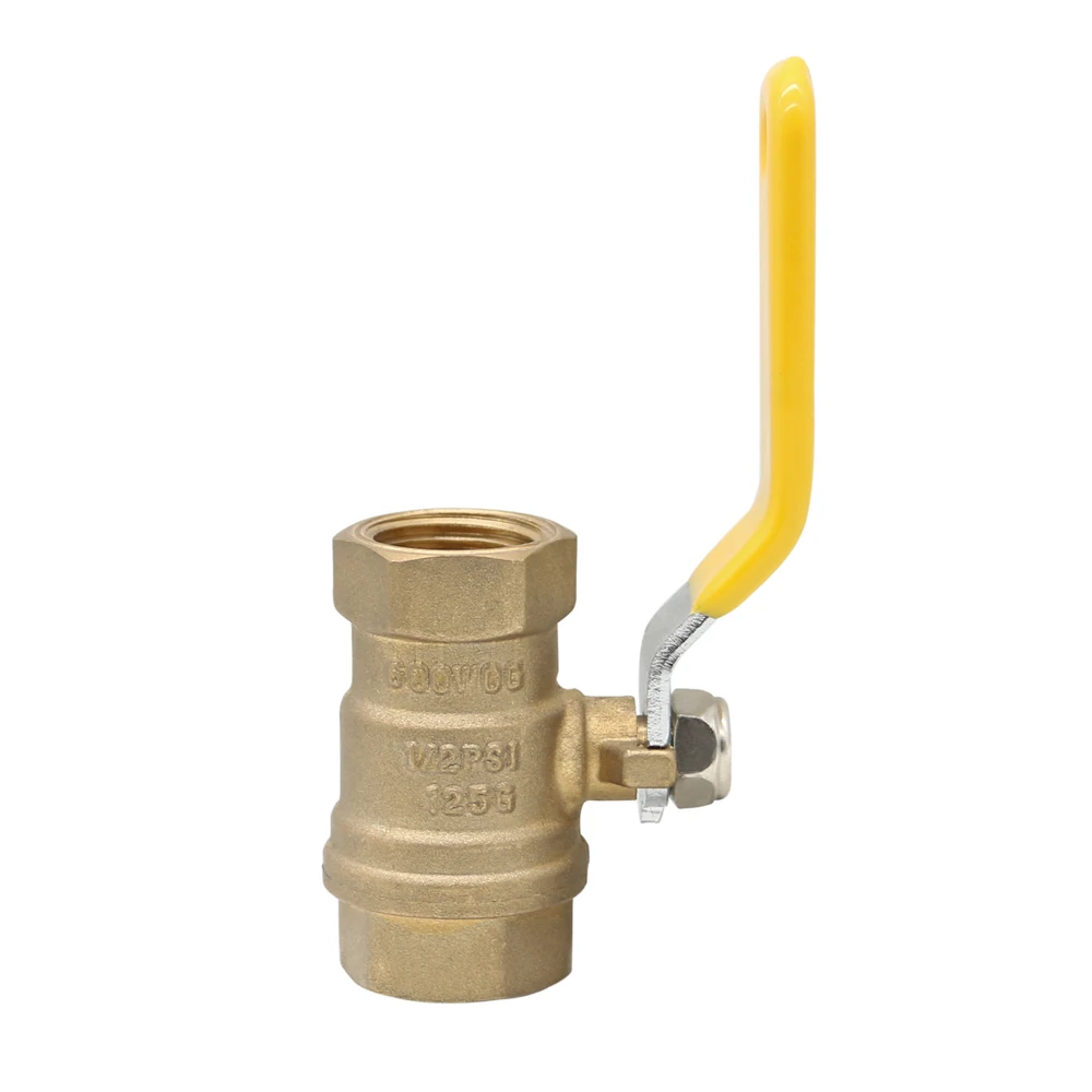 High Quality Support customization Full port WOG600 Female thread brass ball valve for water oil gas use