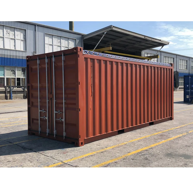 20 foot Open Top Shipping Container ISO Standard Shipping Container Soft Open Top Bulk Container