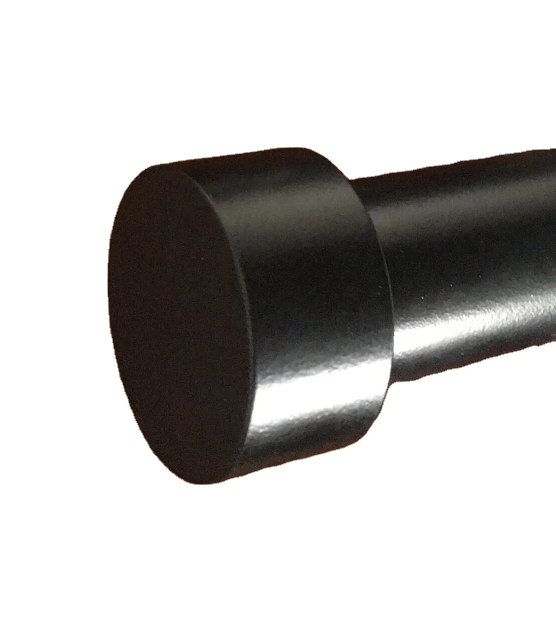 China factory wholesale curtain rod head living room bathroom cylinder curtain rod finial accessories