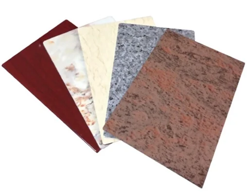 gold mirror pe marble aluminum composite panel alucobond