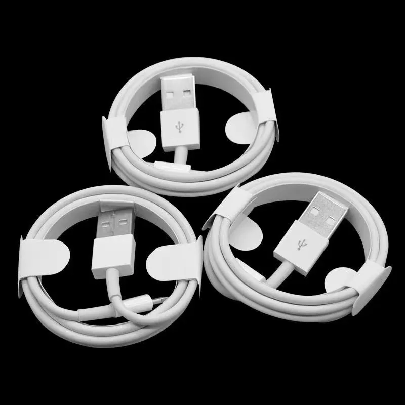 Original Factory Foxconn E75 Chip Phone Data Cord Fast Chargers 8 Pin Usb Charging Cable for iPhone