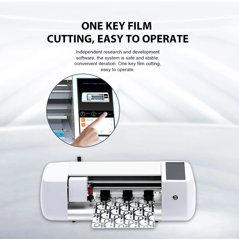 Pechant 2021 mobile phone screen protector tpu hydrogel film cutting plotter Pe film plastic cutting machine 100K models APP