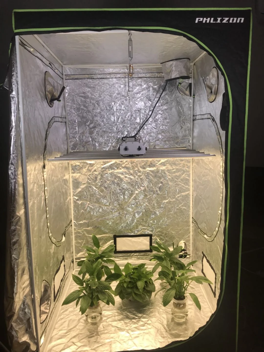 Mylar Reflective 600D oxford mylar fabric Grow room Indoor Complete kit Hydroponic Plant grow systems 4X4 tent