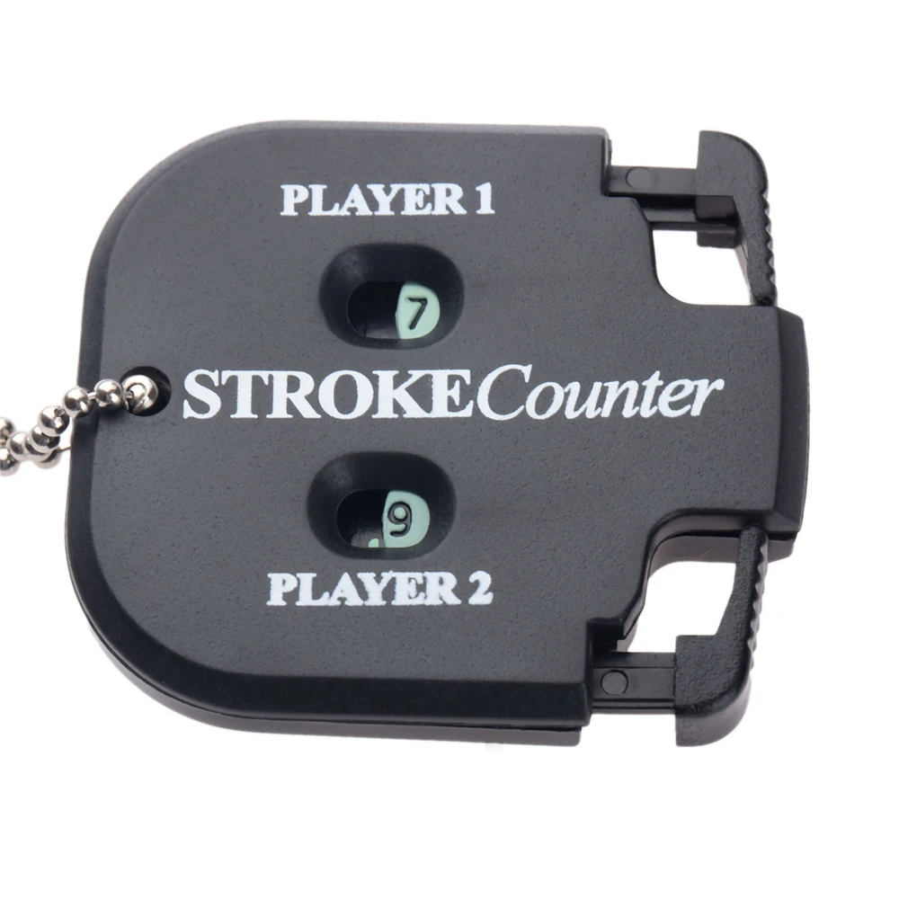 Mini Handy Golf Shot Count Stroke Putt Score Counter Two Digits Scoring Keeper With Key Chain Golf Training Aids Golf Accessorie