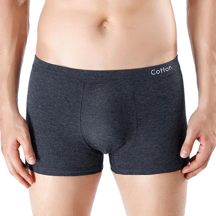 Underwear China Factory OEM Gay Underpants Shorty Wholesale Combed Cotton Spandex Men Boxer Brief For Mens