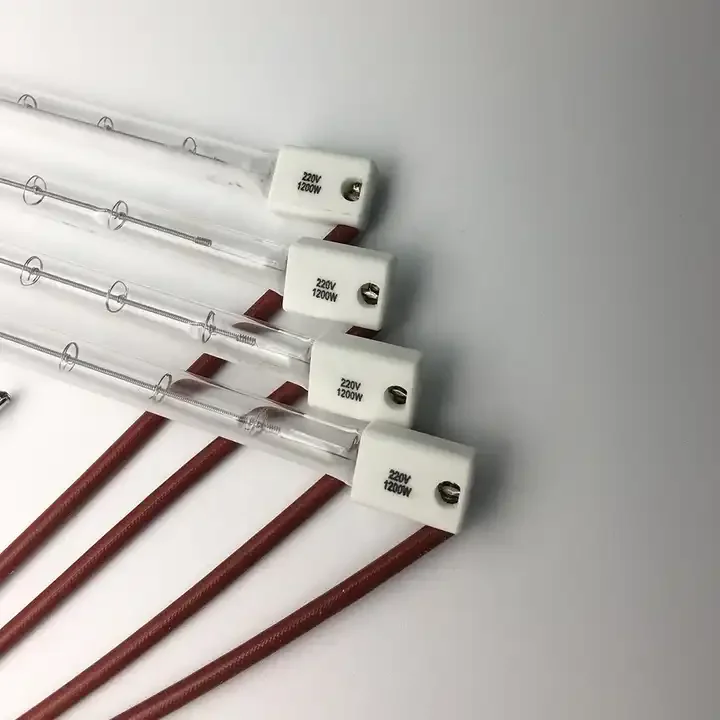 Ir Ceramic Heating Lamps 2500W 3000W Infrared Quartz Heater Bulb Infrared Heat Lamp 1500W 2000W For Medical