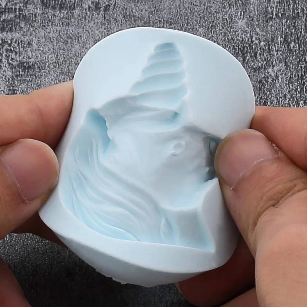 Cartoon Character Unicorn Horse Animal Soap Silicone Mold Chocolate Cake Decoration Tool Baking Gumpaste Mold