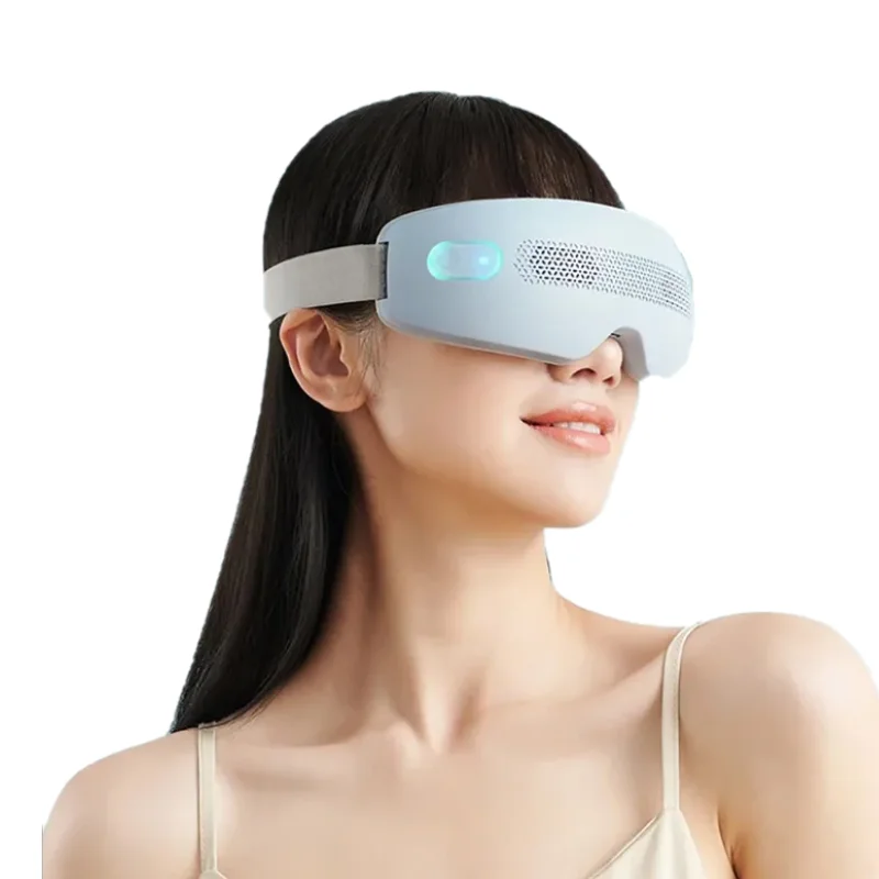 Vibration Mini Electric Rf Eye Beauty Massage Tool Relax Vibration Eye Care Massager with Heat Music