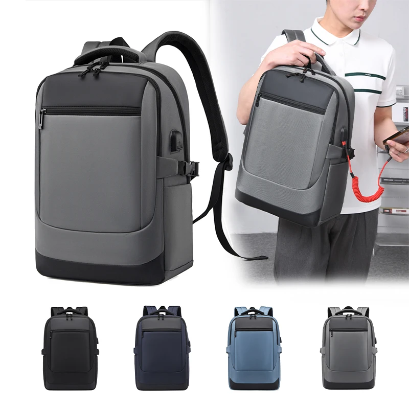 waterproof and wear-proof 2023 hot sale High quality usb charging port arge capacity laptop backpack