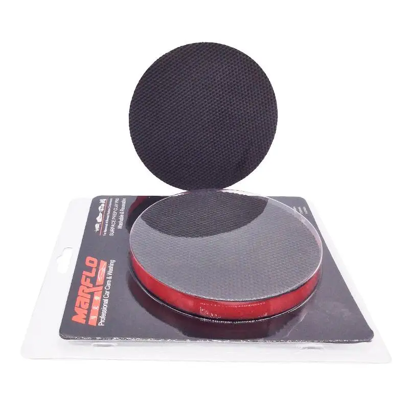 Lee-Powers New Design Competitive Price 5 Inch 130mm Car Wash Clay Pad With Holder Safe Car Paint Cleaning Clay