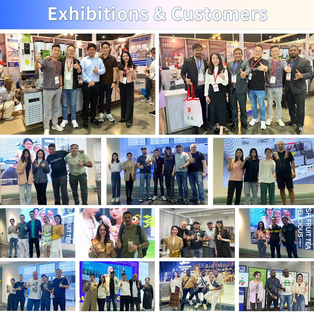 HENGZHI Commercial Bubble Tea Equipment Counter Bar Full Set Boba Tea Machine for Bubble Milk Tea Coffee Shop