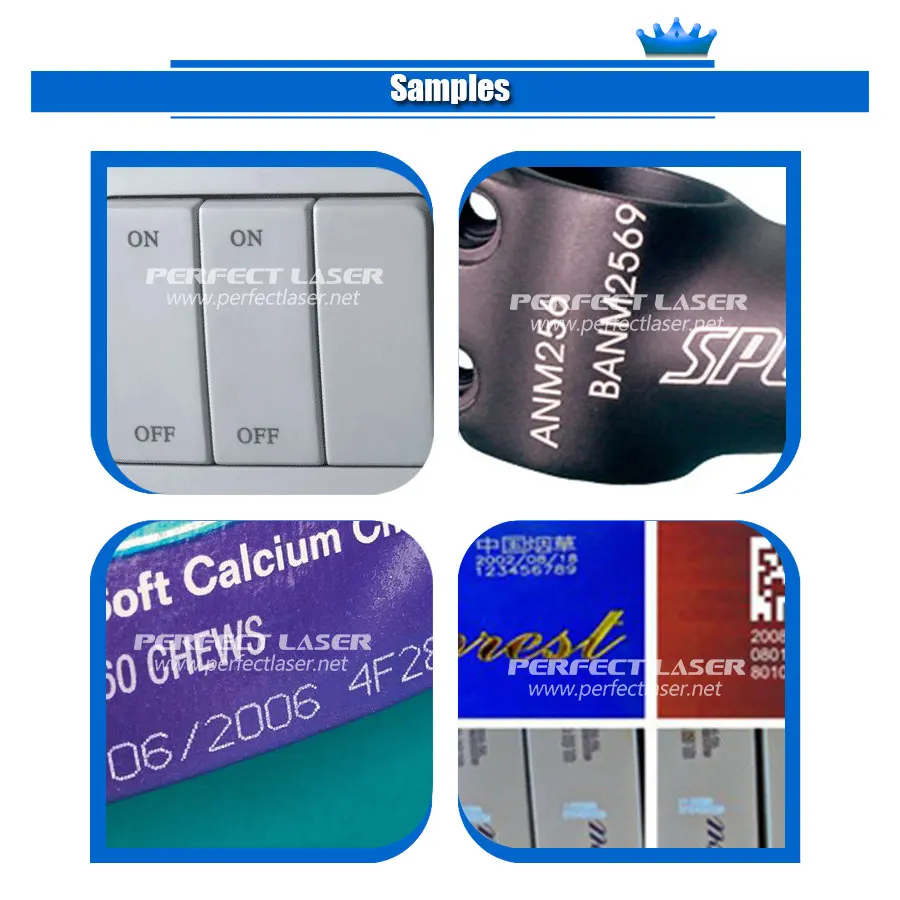 Perfect Laser -Gantry Type CCD Auto Position Fiber Laser Marking Machine 100W