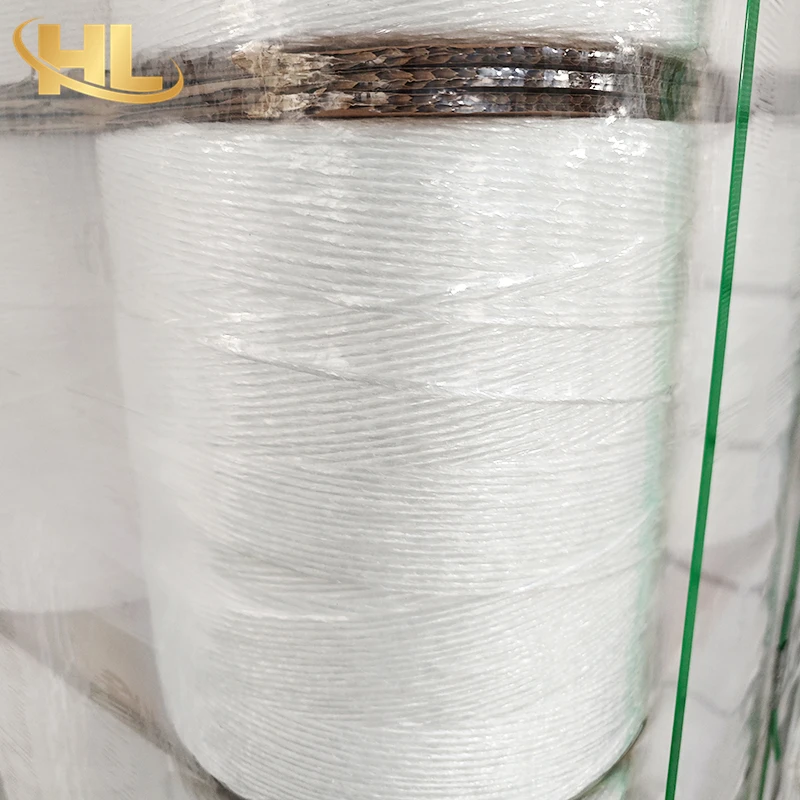 Cheap Price Discount UV-resistant Paper Core Fibrillated Split Film White Binding PP Twine
