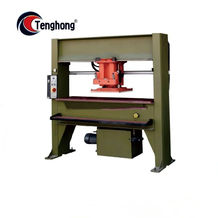 Tenghong TH-103 Italy Atom 20T/25T Traveling Head Hydraulic Press Die Clicking Cutting Machine for EVA Slippers shoes  machinery