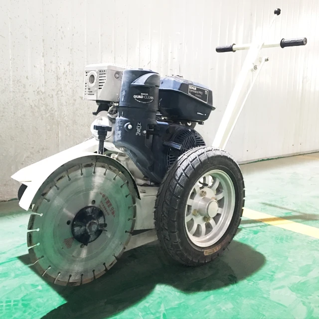 Concrete pavement crack routing machine asphalt concrete road trough cutting machine