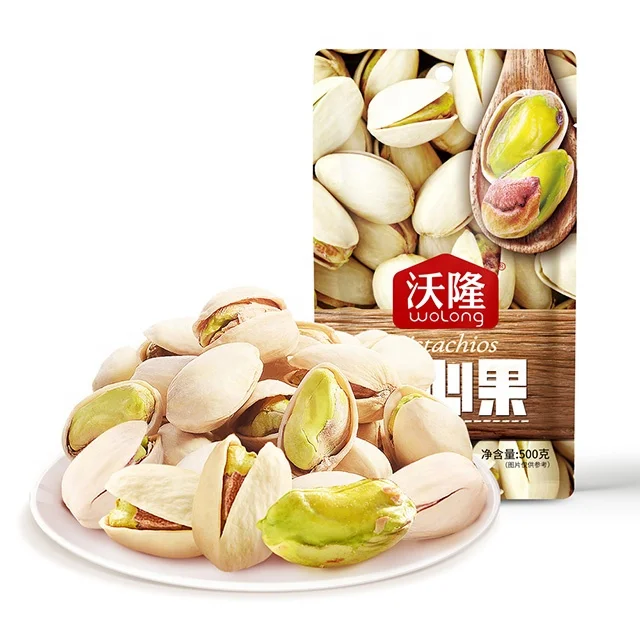 Best quality 100% from China no additives pistachio high nutrition nuts organic kernel 500g per bag casual snacks