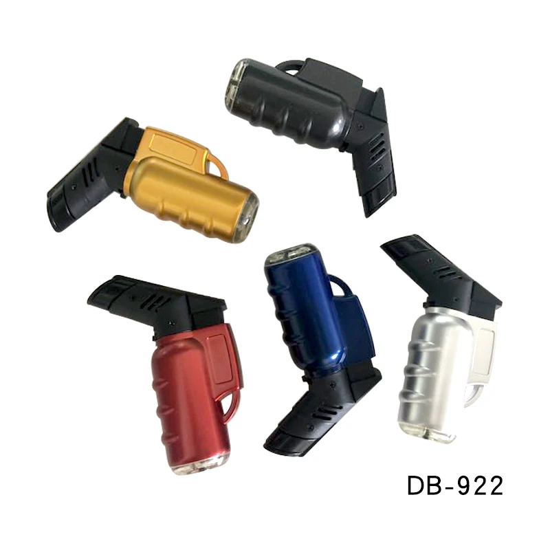 DEBANG torch lighter Hot sell Pack of 4 Eagle Jet Gun Torch Lighter Windproof Refillable cigar lighter with Assorted Color