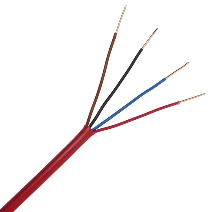 Fire alarm cable 14/4 solid copper Fire rated Cable 1.5mm 4 core Fire resistant cable for security system