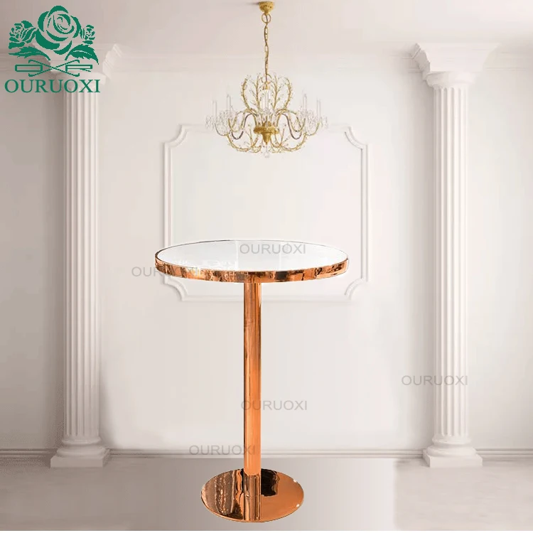 High tempered glass top gold stainless steel modern cocktail table for sale