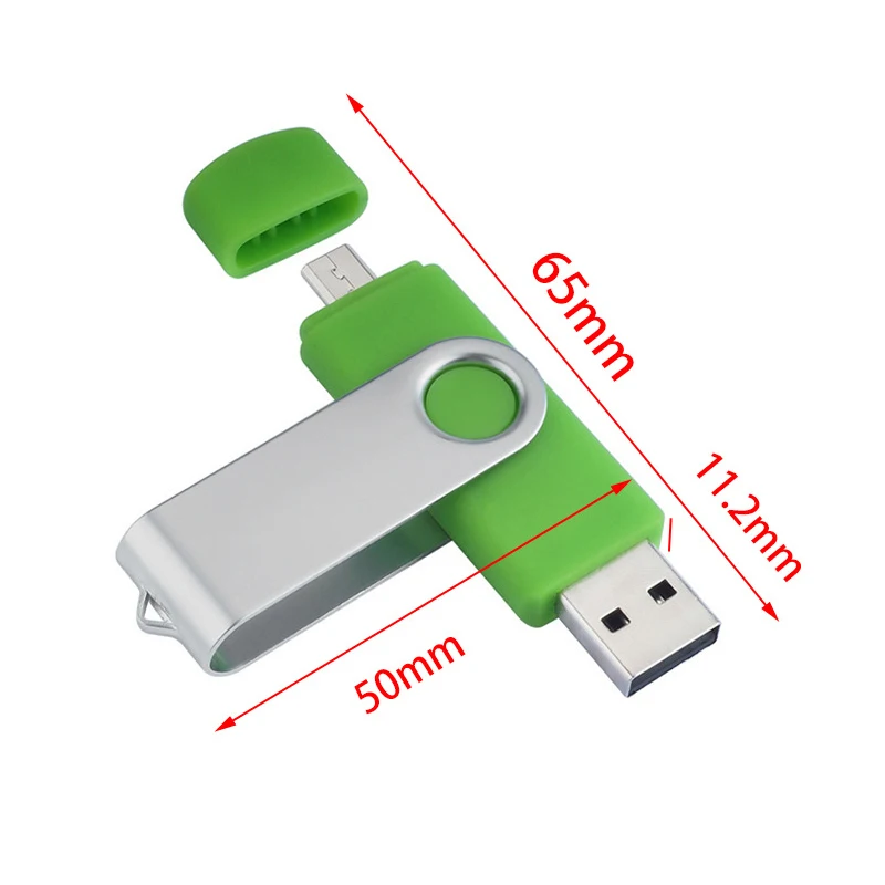 Двойной интерфейс USB флэш-накопитель otg двойного назначения компьютер мобильный телефон 2 в 1