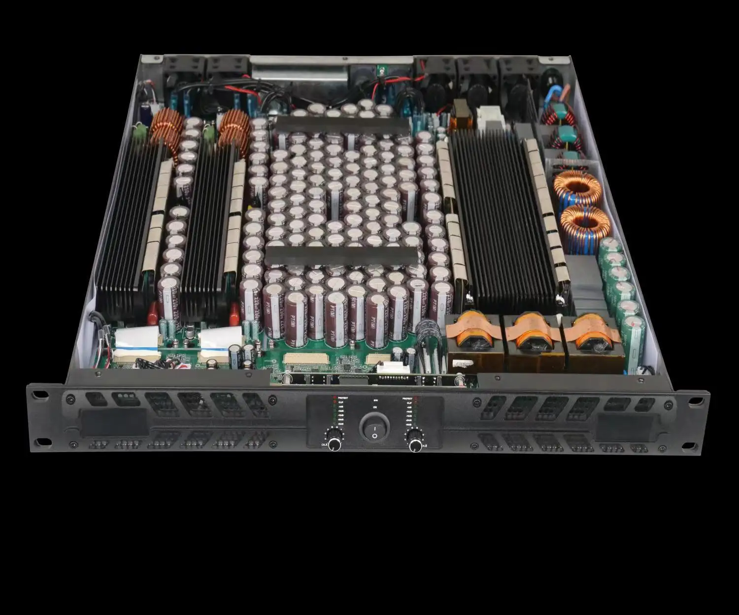 High quality 1U digital power amplifier 4500w with pfc function, high power