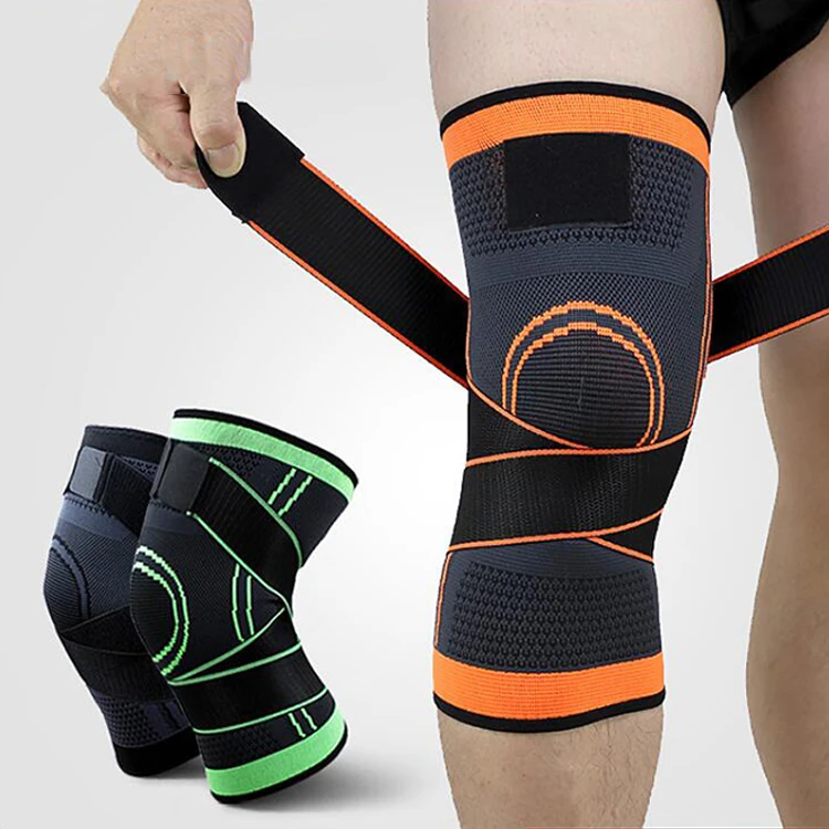 2022 wholesale adjustable compression elastic neoprene knee brace for sports