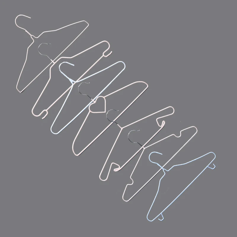 18 inch 14.5G Cheap Metal Hangers Disposable Laundry and dry cleaning establishment use Wire Metal Hanger