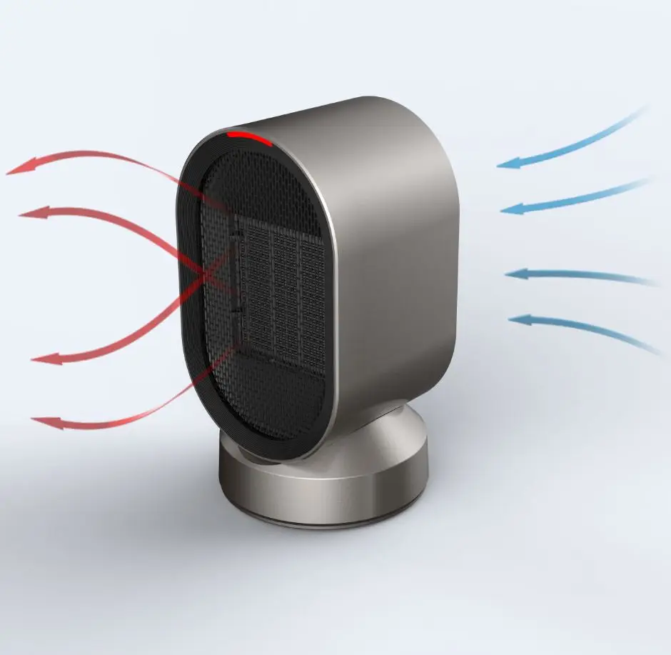 Модный комнатный мини-обогреватель Amois 400 Вт, портативный бытовой электрический радиатор с Usb