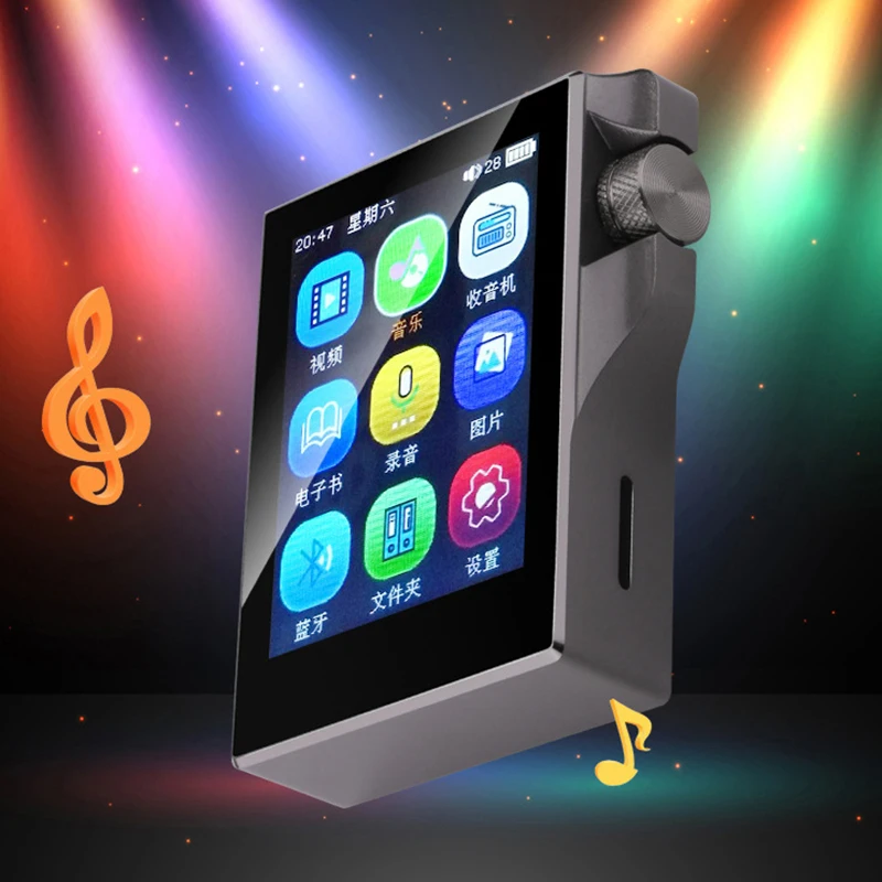 2.4 inch 32GB mp3mp4 touch screen bt small portable mp5 music player listening reading mini mp3 mp4 recording music player