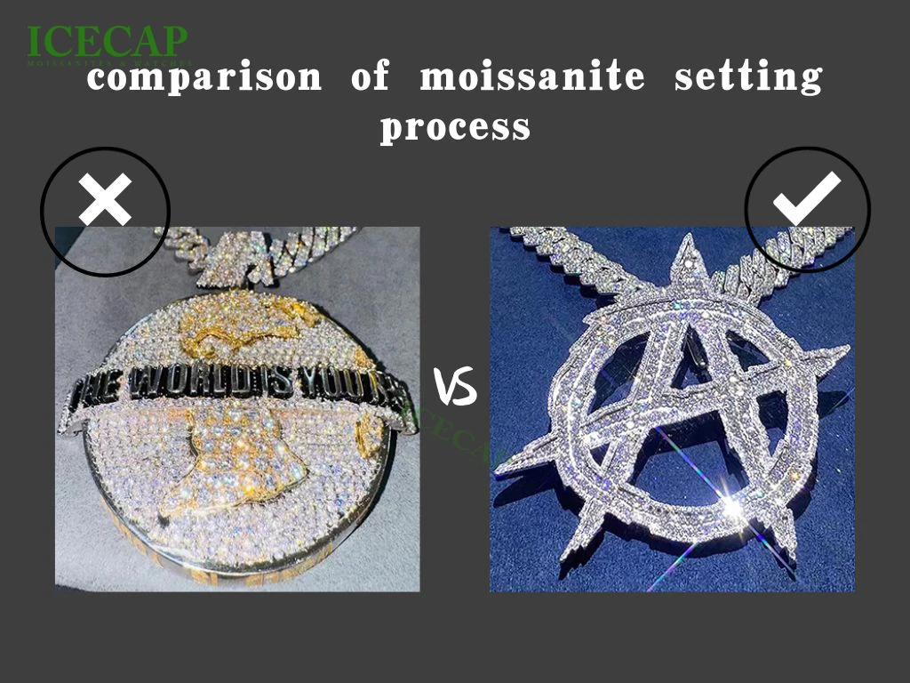 Passes Diamond Tester Custom Hiphop Pendant Ice out Sterling Silver 18K Gold Plating Moissanite Letter Name Pendant