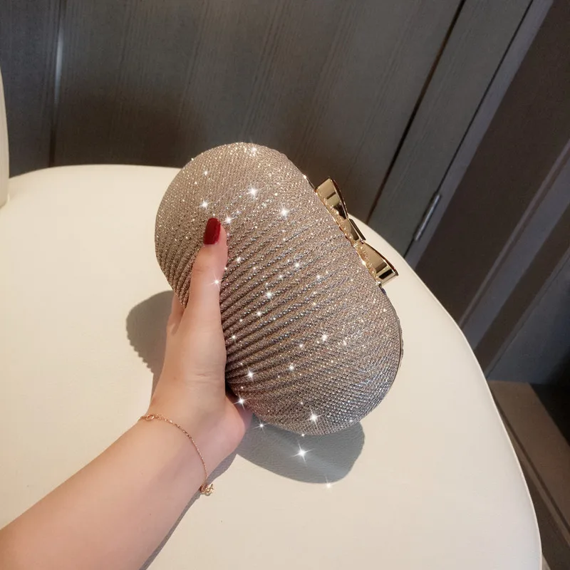 Hot sale fashion bling rhinestone woman handbags shoulder crossbody evening bags ladies with chain